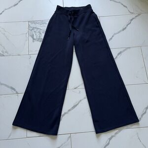 Spanx AirEssentials Wide Leg Pants size XS navy blue